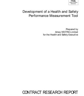 خرید و دانلود نسخه کامل کتاب Development of a Health and Safety Performance Measurement Tool