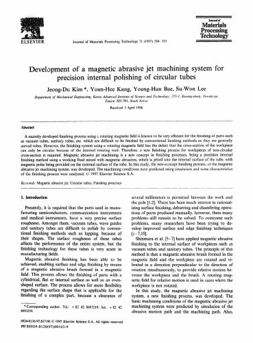 خرید و دانلود نسخه کامل کتاب Development of a magnetic abrasive jet machining system for precision internal polishing of circular tubes_68f32a4c7ec90.jpeg خرید و دانلود نسخه کامل کتاب Development of a magnetic abrasive jet machining system for precision internal polishing of circular tubes