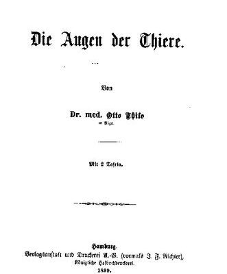 خرید و دانلود نسخه کامل کتاب Die Augen der Thiere [Tiere]