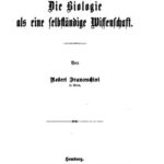خرید و دانلود نسخه کامل کتاب Die Biologie als eine selbständige Wissenschaft
