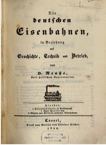 خرید و دانلود نسخه کامل کتاب Die deutschen Eisenbahnen in Beziehung auf Geschichte, Technik und Betrieb_68fe72277bb00.jpeg خرید و دانلود نسخه کامل کتاب Die deutschen Eisenbahnen in Beziehung auf Geschichte, Technik und Betrieb