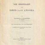 خرید و دانلود نسخه کامل کتاب Die Eisenbahn von Ismid nach Angora