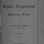 خرید و دانلود نسخه کامل کتاب Die Fabrikation der Copal-, Terpentinöl und Spiritus-Lacke