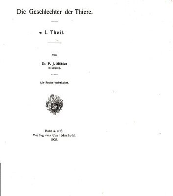 خرید و دانلود نسخه کامل کتاب Die Geschlechter der Thiere