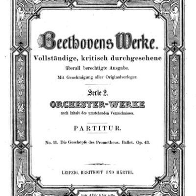 خرید و دانلود نسخه کامل کتاب Die Geschöpfe des Prometheus – Ballet op. 43