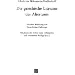 خرید و دانلود نسخه کامل کتاب Die griechische Literatur des Altertums