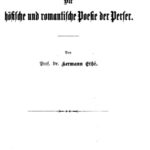 خرید و دانلود نسخه کامل کتاب Die höfische und romantische Poesie der Perser