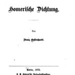 خرید و دانلود نسخه کامل کتاب Die Homerische Dichtung