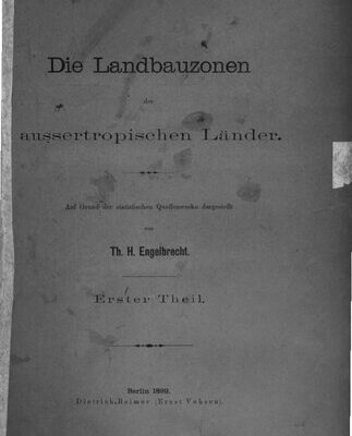 خرید و دانلود نسخه کامل کتاب Die Landbauzonen der aussertropischen Länder. Auf Grund der statistischen Quellenwerke dargestellt