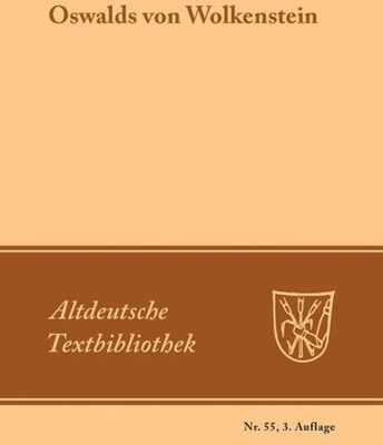 خرید و دانلود نسخه کامل کتاب Die Lieder Oswalds von Wolkenstein