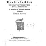 خرید و دانلود نسخه کامل کتاب Die mittelalterlichen Handschriften in der Stadtbibliothek zu Braunschweig im Auftrag der städtischen Behörden