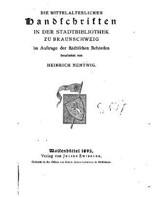 خرید و دانلود نسخه کامل کتاب Die mittelalterlichen Handschriften in der Stadtbibliothek zu Braunschweig im Auftrag der städtischen Behörden