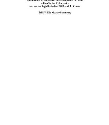 خرید و دانلود نسخه کامل کتاب Die Mozart-Sammlung: Katalog und Einführung zur Mikrofiche-Edition
