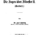 خرید و دانلود نسخه کامل کتاب Die Sagen über Silvester II. (Gerbert)