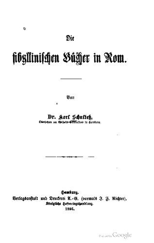 خرید و دانلود نسخه کامل کتاب Die sibyllinischen Bücher in Rom_68de843c19914.jpeg خرید و دانلود نسخه کامل کتاب Die sibyllinischen Bücher in Rom