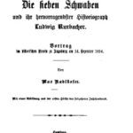 خرید و دانلود نسخه کامل کتاب Die Sieben Schwaben und ihr hervorragendster Historiograph Ludwig Auerbacher. Vortrag im historischen Verein zu Augsburg am 14. Dezember 1894