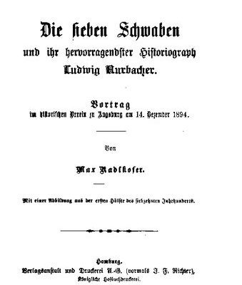 خرید و دانلود نسخه کامل کتاب Die Sieben Schwaben und ihr hervorragendster Historiograph Ludwig Auerbacher. Vortrag im historischen Verein zu Augsburg am 14. Dezember 1894