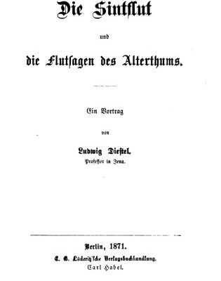 خرید و دانلود نسخه کامل کتاب Die Sintflut und die Flutſagen des Alterthums. Ein Vortrag