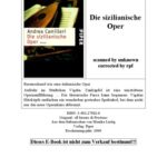 خرید و دانلود نسخه کامل کتاب Die sizilianische Oper