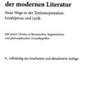 خرید و دانلود نسخه کامل کتاب Die Struktur der modernen Literatur. Neue Wege in der Textinterpretation: Erzählprosa und Lyrik [Incomplete]