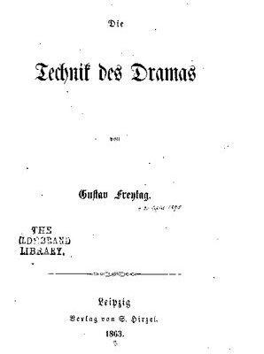 خرید و دانلود نسخه کامل کتاب Die Technik des Dramas