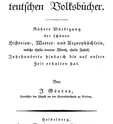 خرید و دانلود نسخه کامل کتاب Die teutschen Volksbücher