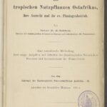 خرید و دانلود نسخه کامل کتاب Die tropischen Nutzpflanzen Ostafrikas , ihre Anzucht und ihr ev . Plantagenbetrieb