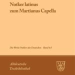 خرید و دانلود نسخه کامل کتاب Die Werke Notkers des Deutschen. Band 4A. Notker latinus zum Martianus Capella