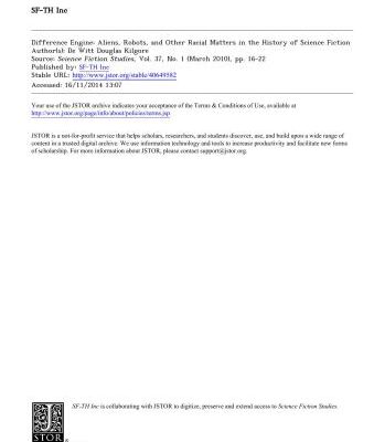 خرید و دانلود نسخه کامل کتاب Difference Engine: Aliens, Robots, and Other Racial Matters in the History of Science Fiction