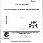 خرید و دانلود نسخه کامل کتاب Diffusion in the thermal degradation of NC base propellants