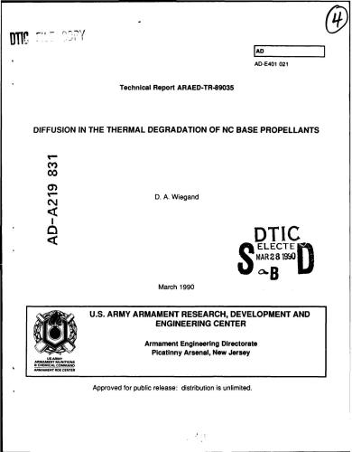 خرید و دانلود نسخه کامل کتاب Diffusion in the thermal degradation of NC base propellants_68f0e481d315f.jpeg خرید و دانلود نسخه کامل کتاب Diffusion in the thermal degradation of NC base propellants
