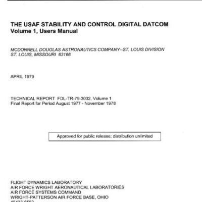 خرید و دانلود نسخه کامل کتاب Digital Datcom (fortran source and report)