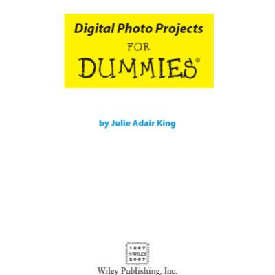 خرید و دانلود نسخه کامل کتاب Digital Photo Projects for Dummies