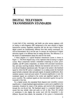 خرید و دانلود نسخه کامل کتاب Digital Television Transmission Standarts