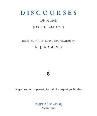 خرید و دانلود نسخه کامل کتاب Discourses of Rumi : Fihi Ma Fihi