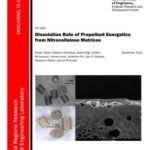 خرید و دانلود نسخه کامل کتاب Dissolution Rate of Propellant Energetics from Nitrocellulose Matrices