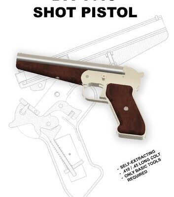 خرید و دانلود نسخه کامل کتاب DIY .410 Shot Pistol Plans – Practical Scrap Metal Small Arms Volume 28