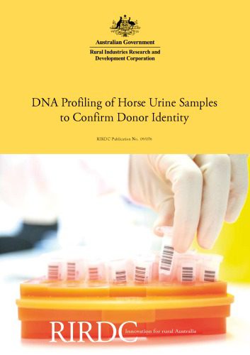 خرید و دانلود نسخه کامل کتاب DNA Profiling of Horse Urine Samples to Confirm Donor Identity_68e6d0f2bf3f2.jpeg خرید و دانلود نسخه کامل کتاب DNA Profiling of Horse Urine Samples to Confirm Donor Identity