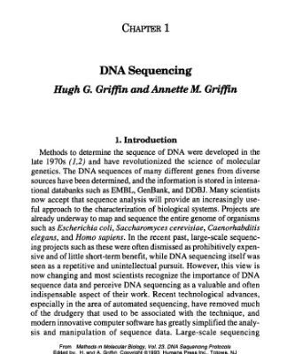 خرید و دانلود نسخه کامل کتاب DNA Sequencing Protocols