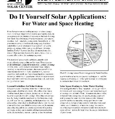خرید و دانلود نسخه کامل کتاب Do It Yourself Solar Applications: For Water and Space Heating