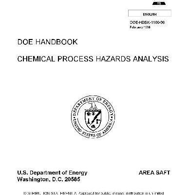 خرید و دانلود نسخه کامل کتاب DOE Handbook Chemical process hazards analysis