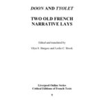 خرید و دانلود نسخه کامل کتاب Doon and Tyolet : two old French narrative lays