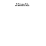 خرید و دانلود نسخه کامل کتاب Dr. Burney as critic and historian of music