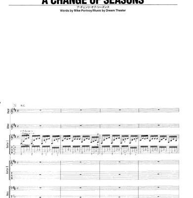 خرید و دانلود نسخه کامل کتاب Dream Theater – A Change of Seasons