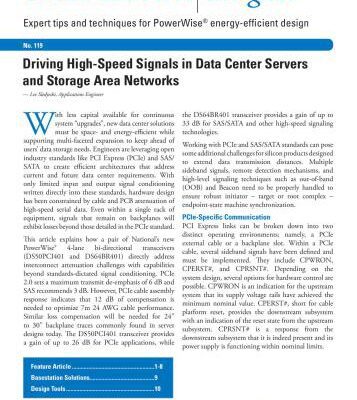 خرید و دانلود نسخه کامل کتاب Driving High-Speed Signals in Data Center Servers and Storage Area Networks