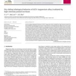 خرید و دانلود نسخه کامل کتاب Dry sliding tribological behavior of AZ31 magnesium alloy irradiated by high-intensity pulsed ion beam