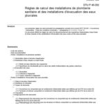 خرید و دانلود نسخه کامل کتاب DTU 60.11 Règles de calcul des installations de plomberie sanitaire et des installations d’évacuation des eaux pluviales