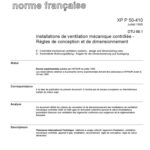 خرید و دانلود نسخه کامل کتاب DTU 68.1 Installations de ventilation mécanique contrôlée – Règles de conception et de dimensionnement