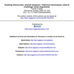 خرید و دانلود نسخه کامل کتاب Duelling discourses, shared weapons: rhetorical techniques used to challenge racist arguments
