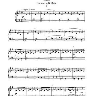 خرید و دانلود نسخه کامل کتاب Duettino in G Major